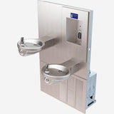 Murdock A132.8-VR-BF Series Bi-Level Oval Bowl Fountain with Recessed Bottle Filler
