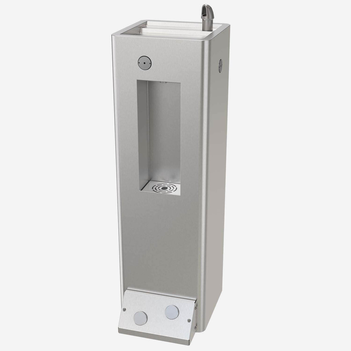 Murdock ECO-DF-BF Series Economy Outdoor Pedestal Drinking Fountain with Bottle Filler