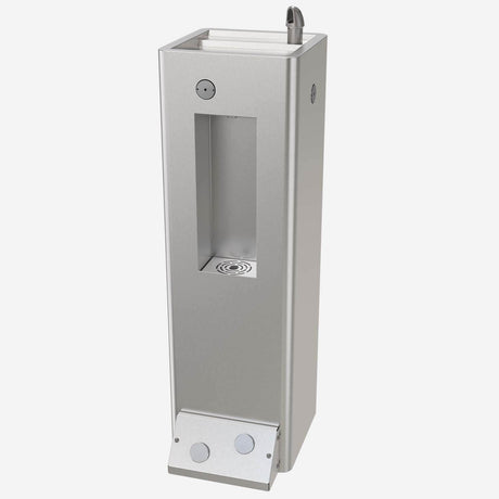 Murdock ECO-DF-BF Series Economy Outdoor Pedestal Drinking Fountain with Bottle Filler