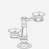 Murdock M-C76A Series Victorian-Era Pedestal Drinking Fountain with Cast Brass Bowl