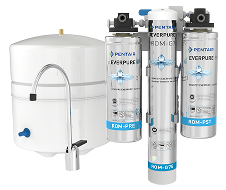 Pentair Everpure EV929650 | ROM IV 3-Stage RO System | 14 GPD, 18,925 L Capacity