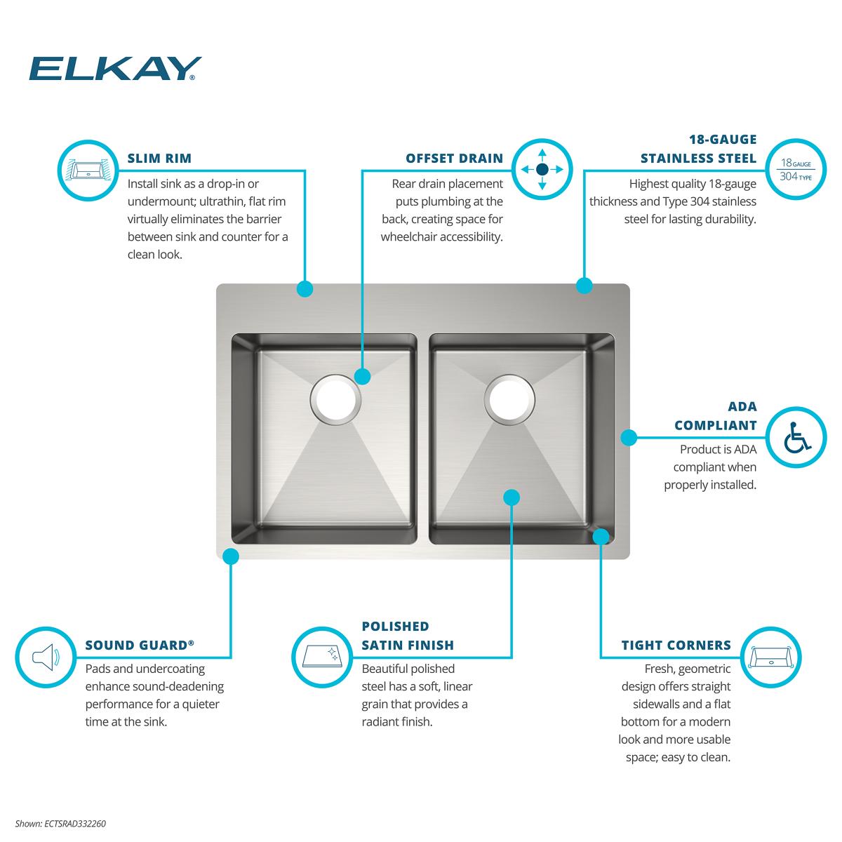 Elkay ECTSRAD332260