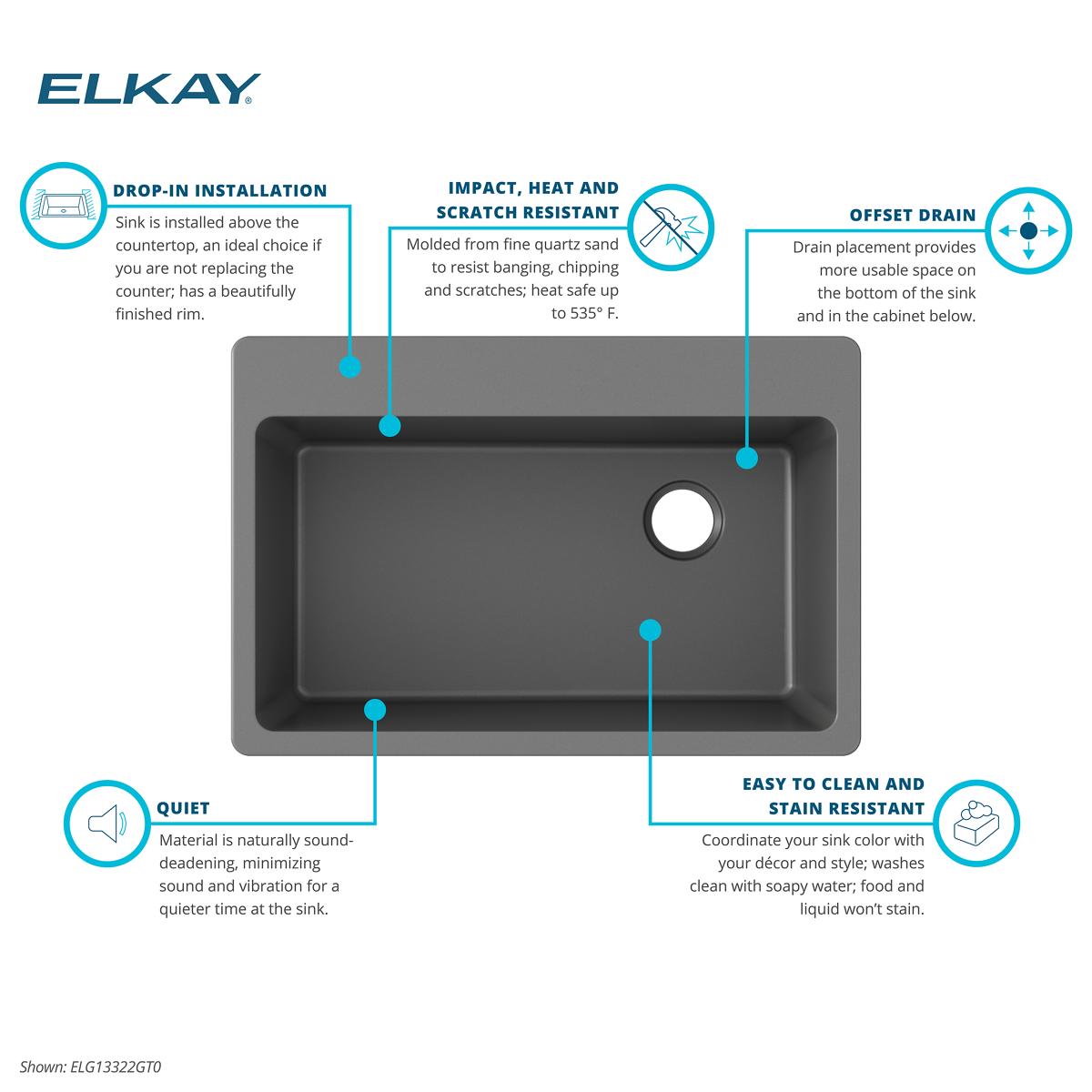Elkay ELG13322GT0