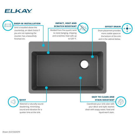 Elkay ELG13322GT0
