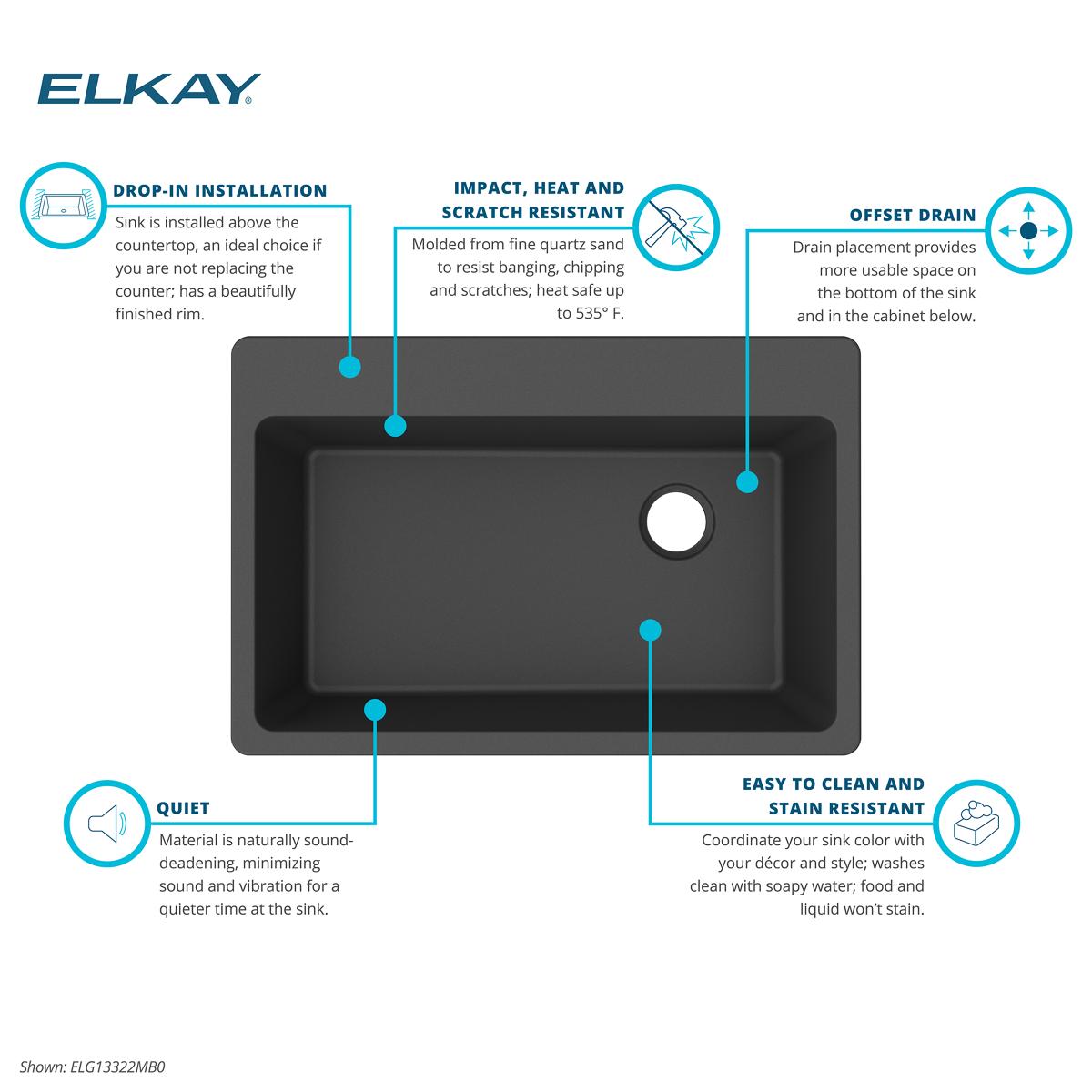 Elkay ELG13322MB