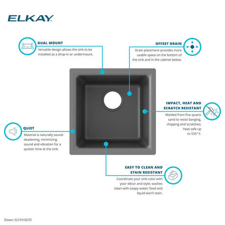 Elkay ELG1616GT