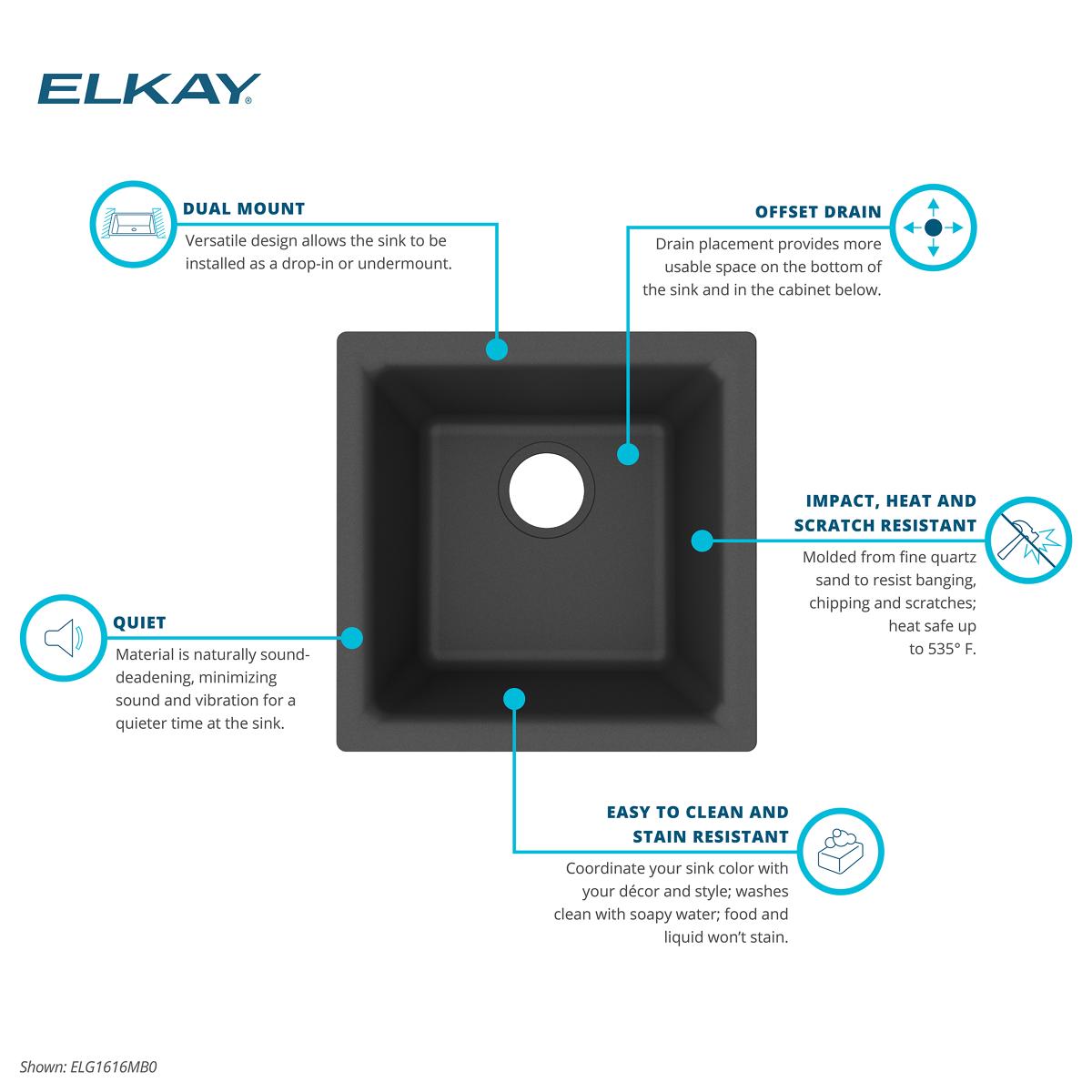 Elkay ELG1616MB0