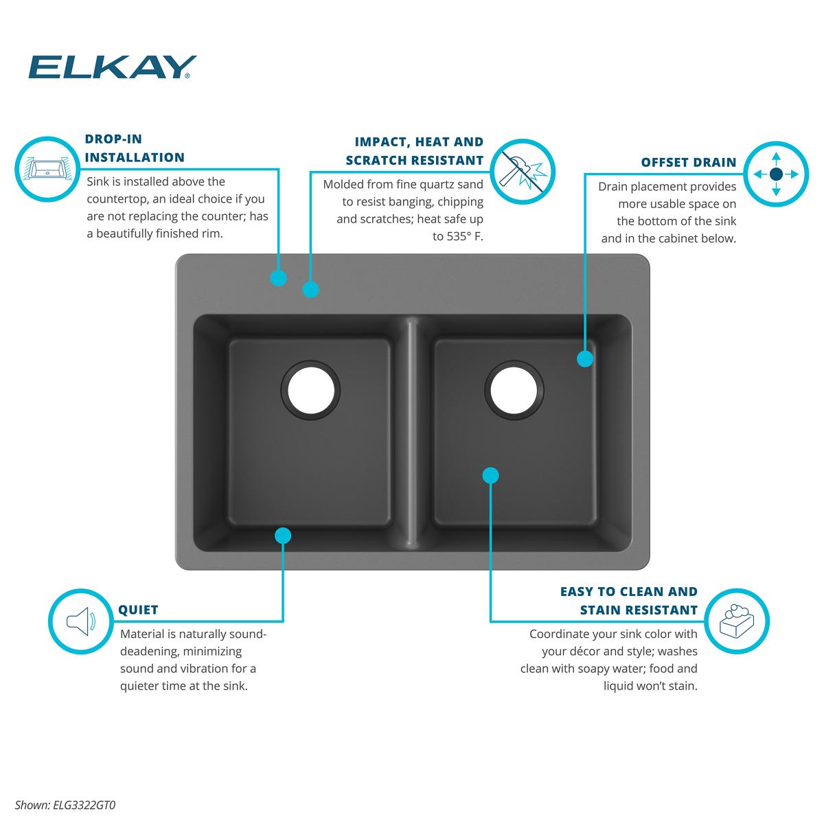 Elkay ELG3322GT0