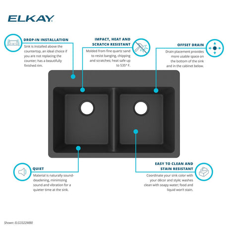 Elkay ELG3322MB0