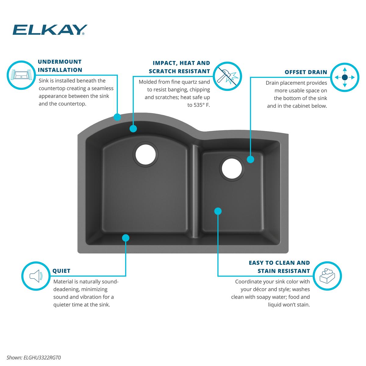 Elkay ELGHU3322RGT0