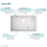 Elkay ELGRU13022WH0