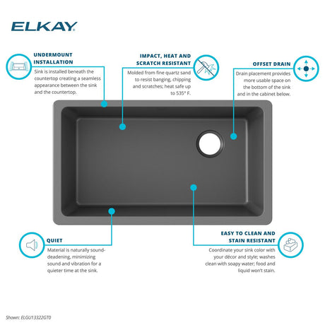 Elkay ELGU13322GT0