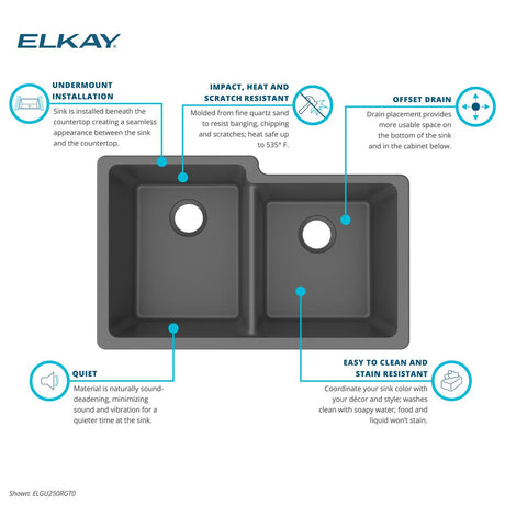 Elkay ELGU250RGT0