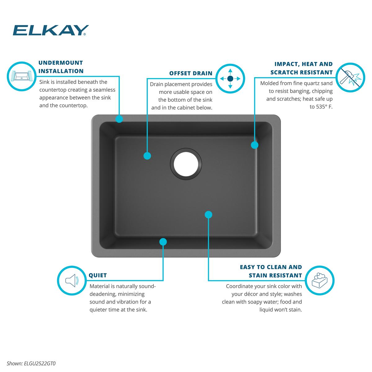 Elkay ELGU2522GT0