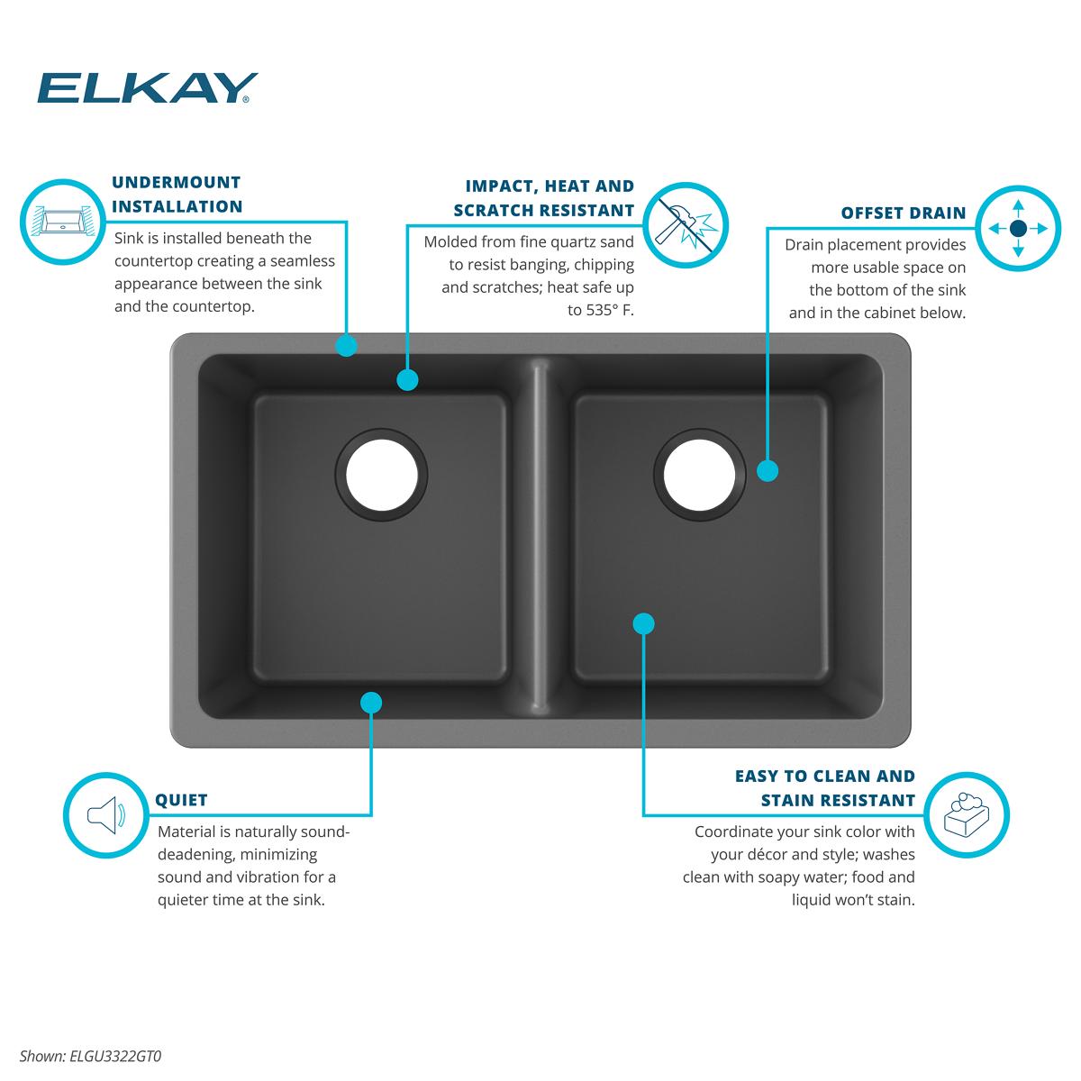 Elkay ELGU3322GT0
