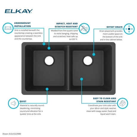 Elkay ELGU3322MB0