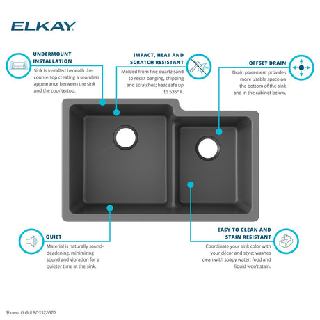 Elkay ELGULBO3322GT