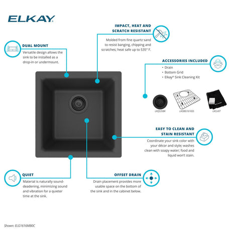 Elkay ELG1616MB0C