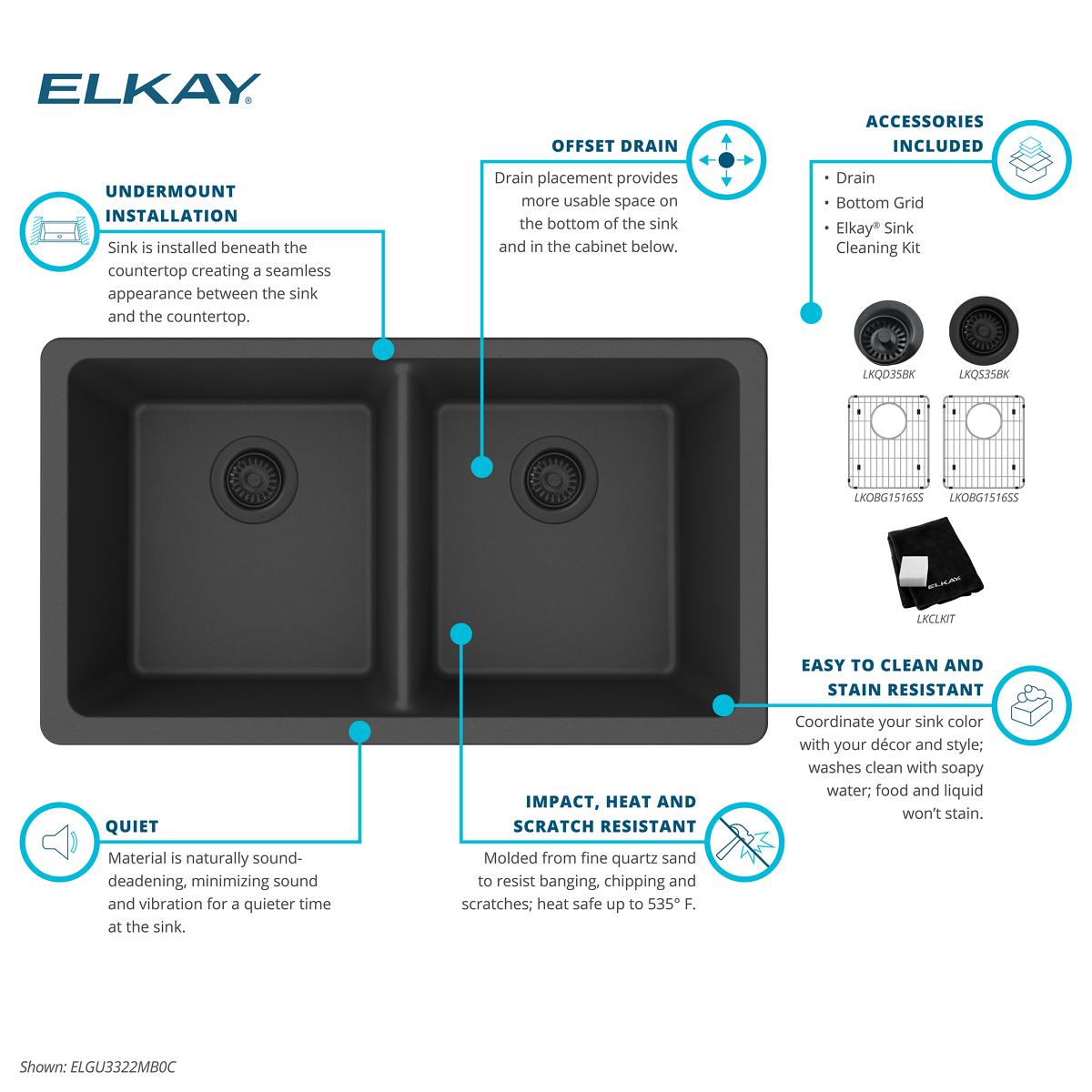 Elkay ELGU3322MB0C