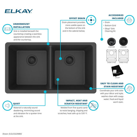 Elkay ELGU3322MB0C
