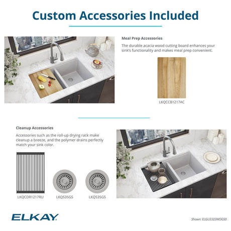 Elkay ELGU3322WOGS0