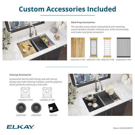 Elkay ELGU3322WGT0