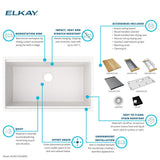Elkay ELGRU13322WWH0