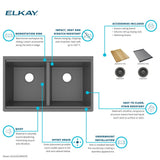 Elkay ELGU3322WOGT0