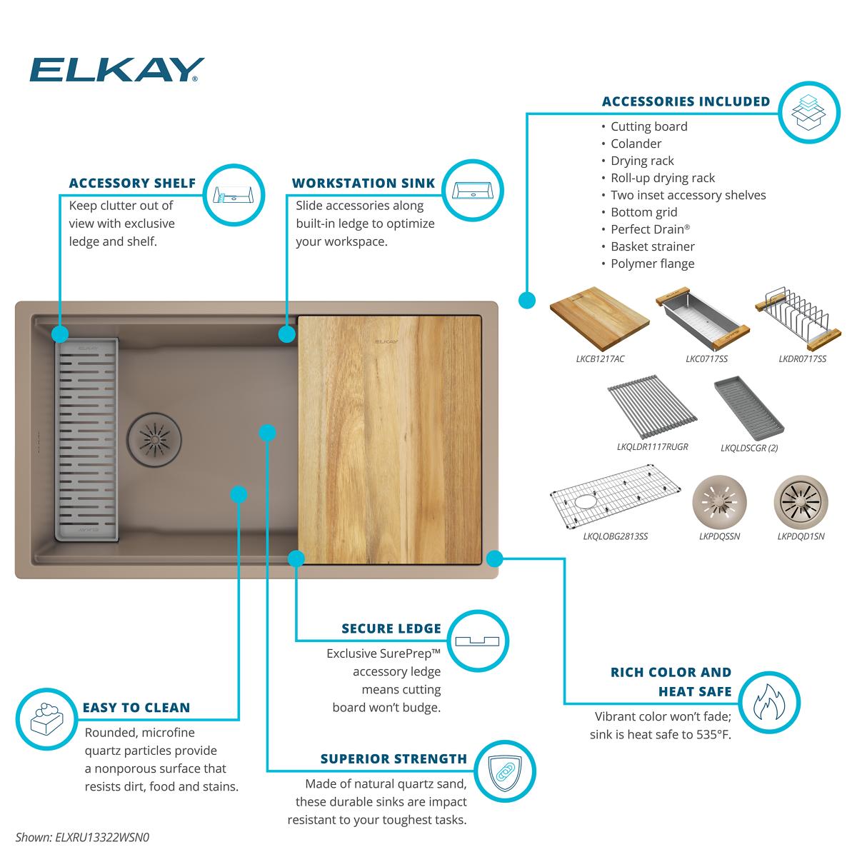 Elkay ELXRU13322WSN0