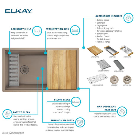 Elkay ELXRU13322WSN0