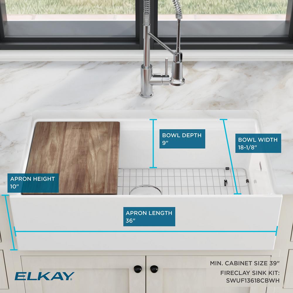 Elkay SWUF13618CBWH