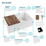 Elkay SWUF13018CBWH