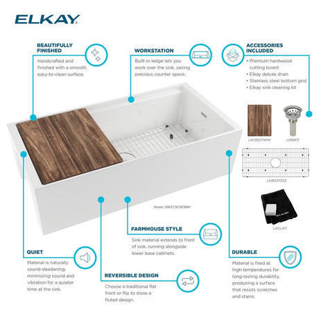 Elkay SWUF13618CBWH