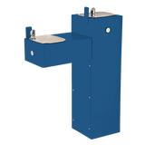 Haws 3300 | Outdoor Vandal-Resistant Steel Pedestal Fountain | 0.45 GPM