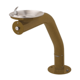 Haws 3380 | Outdoor Vandal-Resistant Steel Pedestal Fountain | 0.45 GPM