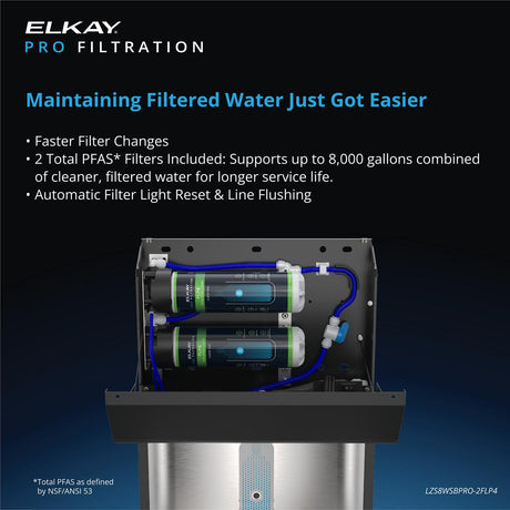 Elkay LZSTL8WSBPRO-2FLP4
