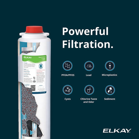 Elkay LBWDM0BKBC | Mechanical Built-in Filtered Water Dispenser, Battery Operated, Non-Refrigerated