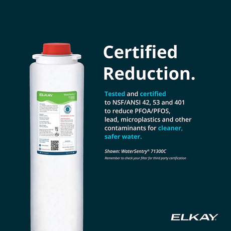 Elkay LBWDM0BKBC | Mechanical Built-in Filtered Water Dispenser, Battery Operated, Non-Refrigerated