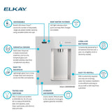Elkay LIV EZ Mechanical Filtered Water Dispenser Specifications