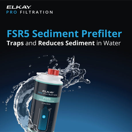 Elkay FSR5 | Pro Filtration Stage 1 Sediment Prefilter for Bottle Filling Stations