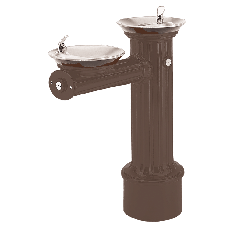 Haws 3511 | Vandal-Resistant Antique Pedestal Fountain | 0.45 GPM
