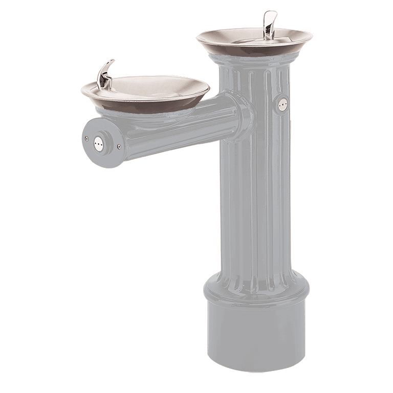 Haws 3511 | Vandal-Resistant Antique Pedestal Fountain | 0.45 GPM