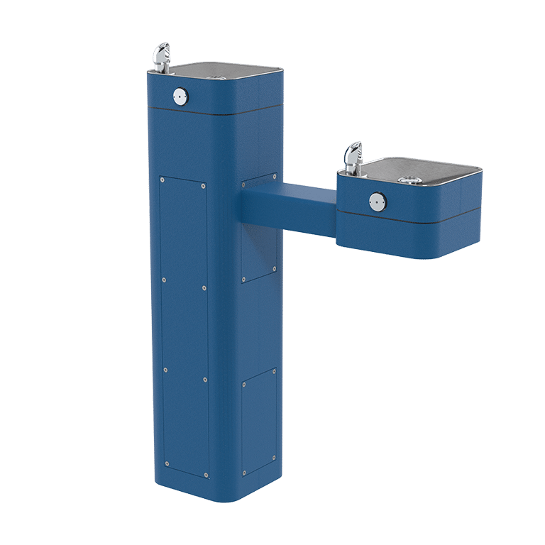 Haws 3602 | Vandal-Resistant Stainless Steel Pedestal Fountain | 0.45 GPM