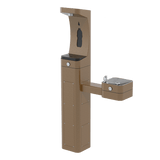 Haws 3611F | Outdoor Vandal-Resistant Bottle Filler & Fountain | 1 GPM