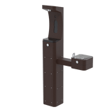 Haws 3611F | Outdoor Vandal-Resistant Bottle Filler & Fountain | 1 GPM