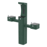 Haws 3612 | Vandal-Resistant Outdoor Bottle Filler & Drinking Fountain | 1 GPM