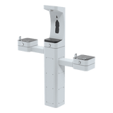 Haws 3612 | Vandal-Resistant Outdoor Bottle Filler & Drinking Fountain | 1 GPM