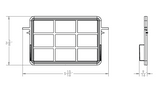 Excel 40532 | ThinAir® HEPA Pre-Filter Replacement | Stainless Steel Mesh