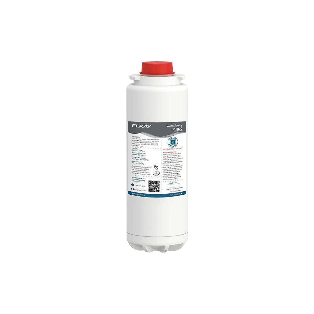 Elkay 51600C | High-Capacity WaterSentry Replacement Filter | 6,000 Gal