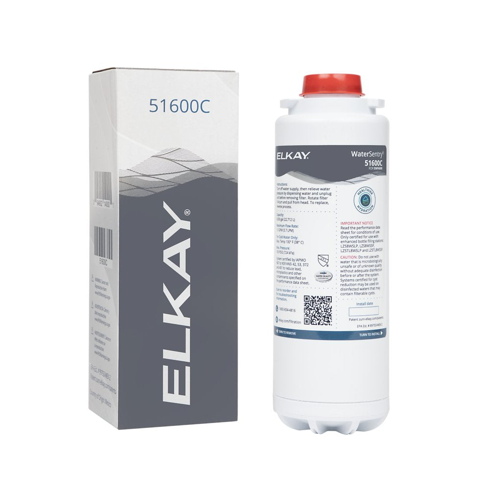 Elkay 51600C | High-Capacity WaterSentry Replacement Filter